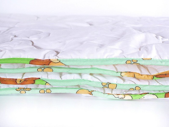 Одеяло стеганное легкое "Бамбуковый медвежонок" 100 х 150