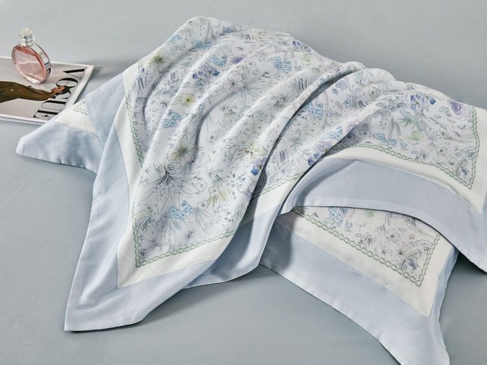 Постельное белье Asabella Евро, фланель-тенсел 2272-6