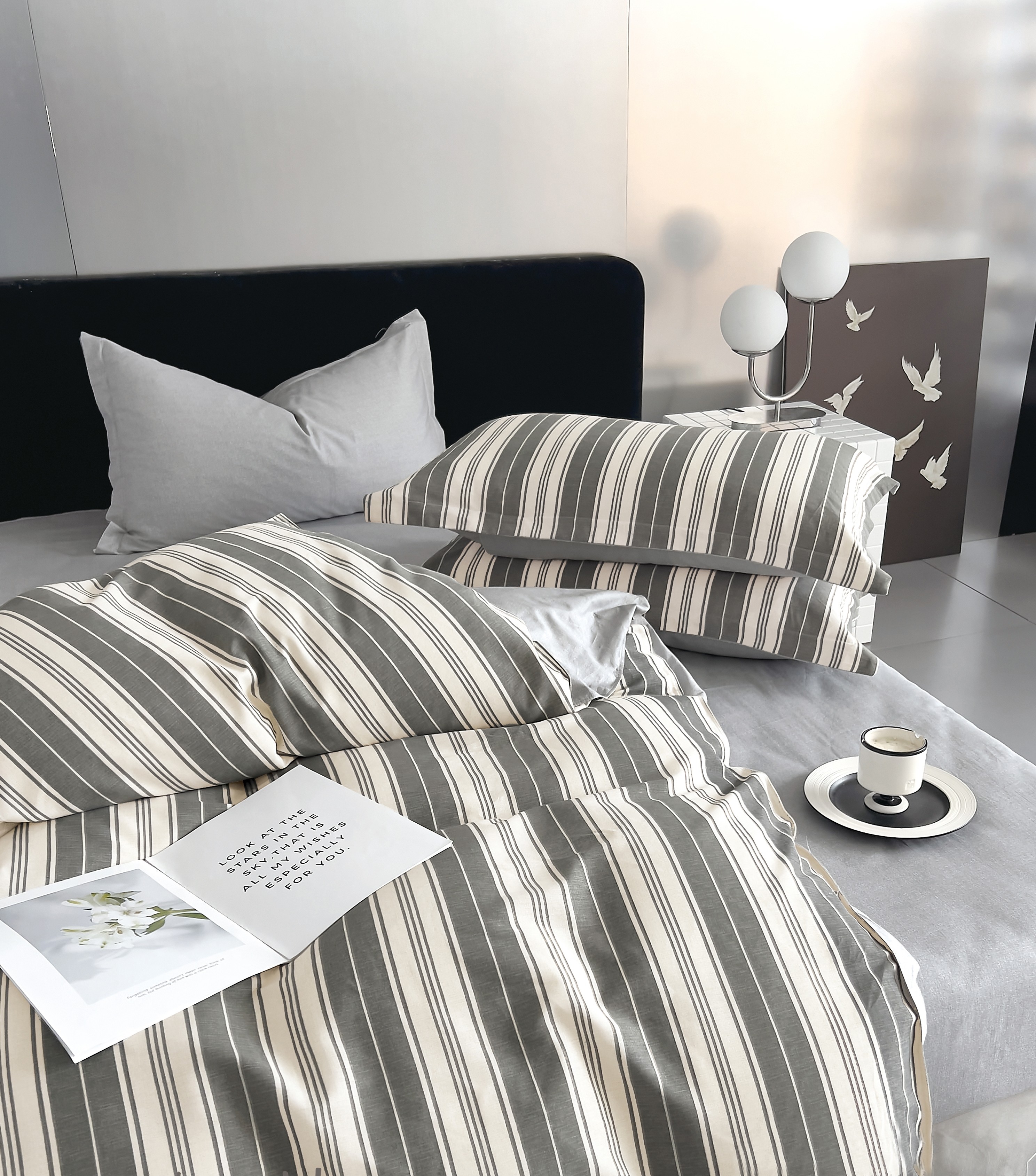 Постельное белье Twill евро 4 наволочки TPIG6-1971 КОД1038