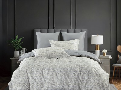 Комплект постельного белья Евро, сатин с лазерной печатью 2358-6 