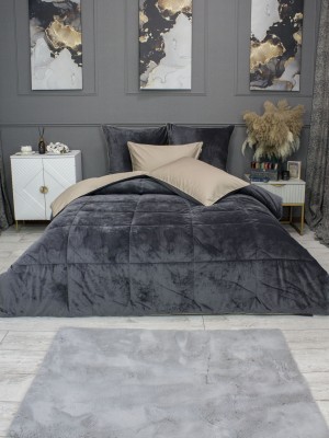 Комплекты для сна Sheffild Premium (графит песочный) АВС Cotton Евро