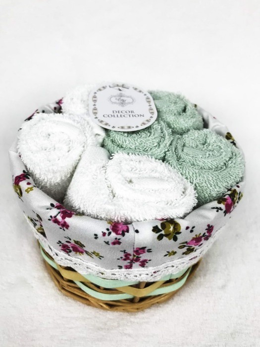 Евита (бирюза) Набор 30х30 (6шт)