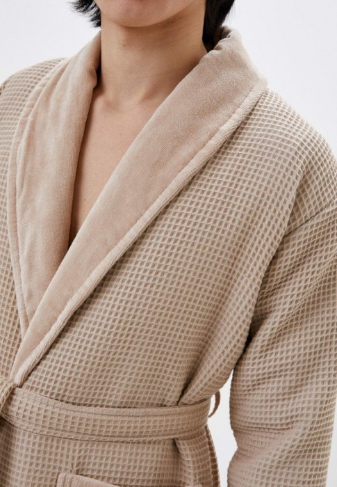 Михаэль (беж) L Халат махровый