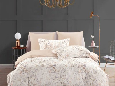 Комплект постельного белья Евро, сатин с лазерной печатью 2376-6