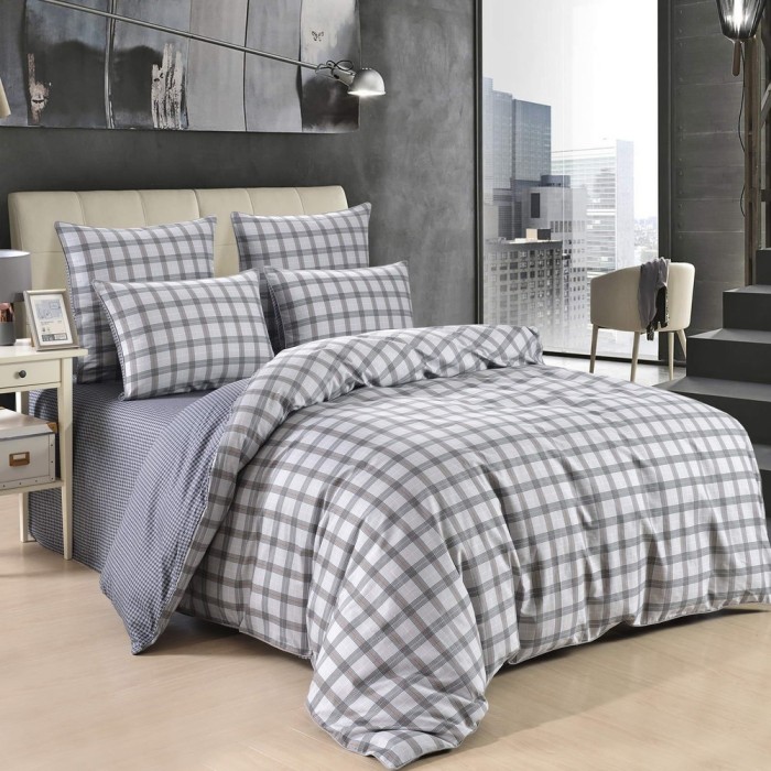 Феофан (серый) Комплект постельного белья Сатин 2х