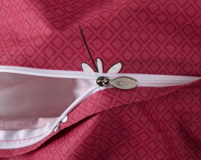 Деми (бордо) Комплект постельного белья сатин 1.6