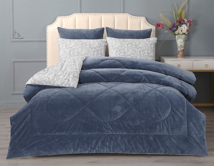 Постельный набор Калеони (деним) egypt cotton евро