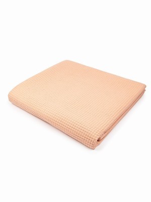 Покрывало вафельное коралловое 160х230