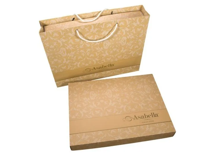 Постельное белье Asabella 1731-4S полуторное печатный сатин