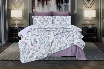 Комплекты для сна Айрин (лаванда/жемчуг) ABC Egypt Cotton комплект Евро 