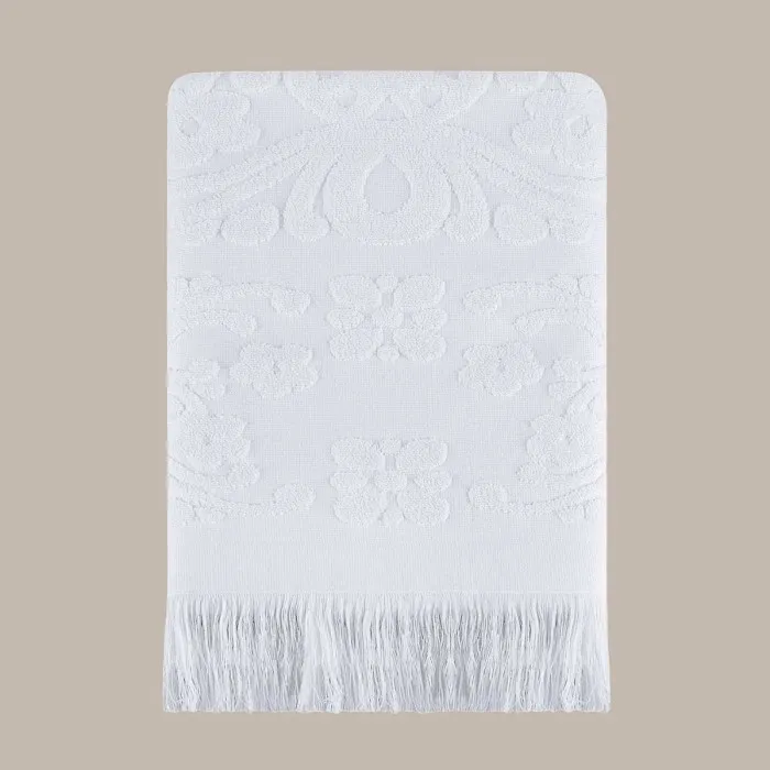 Полотенце Arya С Бахромой 70X140 Isabel Soft Белый