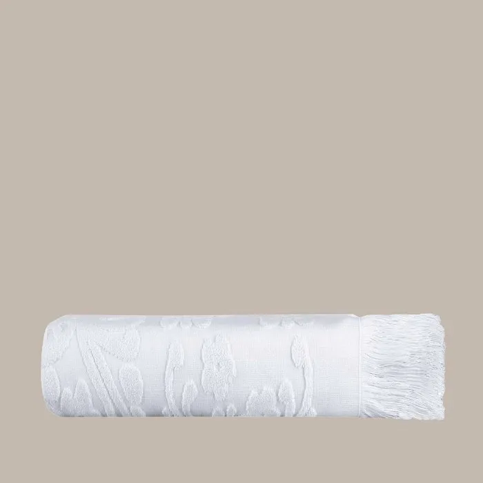 Полотенце Arya С Бахромой 70X140 Isabel Soft Белый