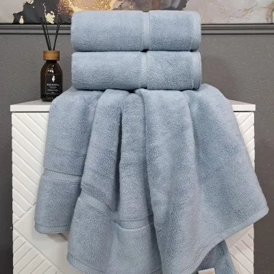 Полотенца Perla (деним платина) 50х90см