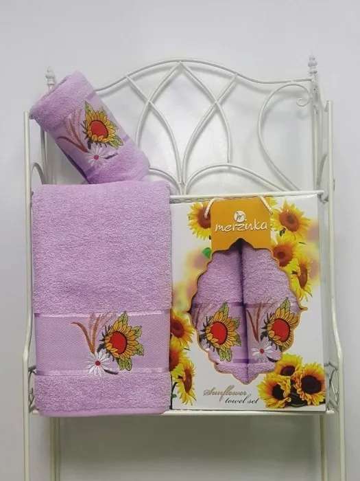 Набор полотенец Merzuka Sunflower (50x80, 70x130) 8006-03