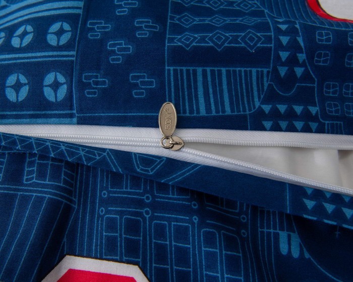 Трафик (синий) Комплект постельного белья детский