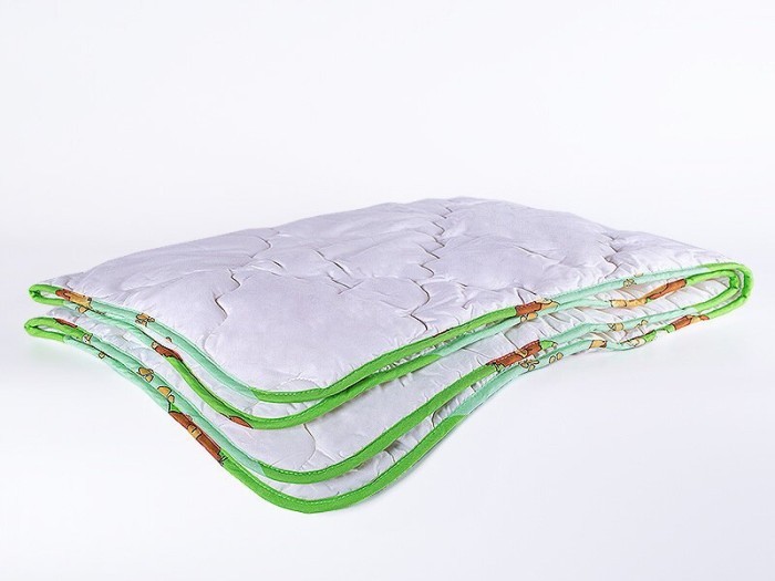 Одеяло стеганное всесезонное "Бамбуковый медвежонок" 110 х 140