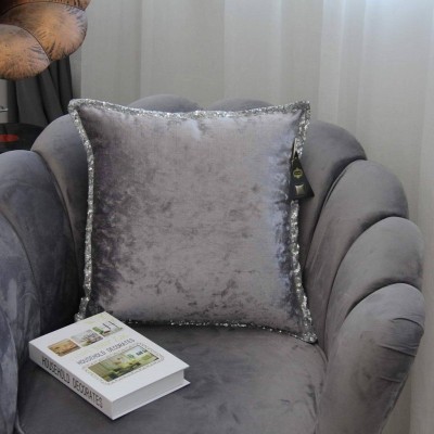 Клаудия (серая) Наволочка 45х45