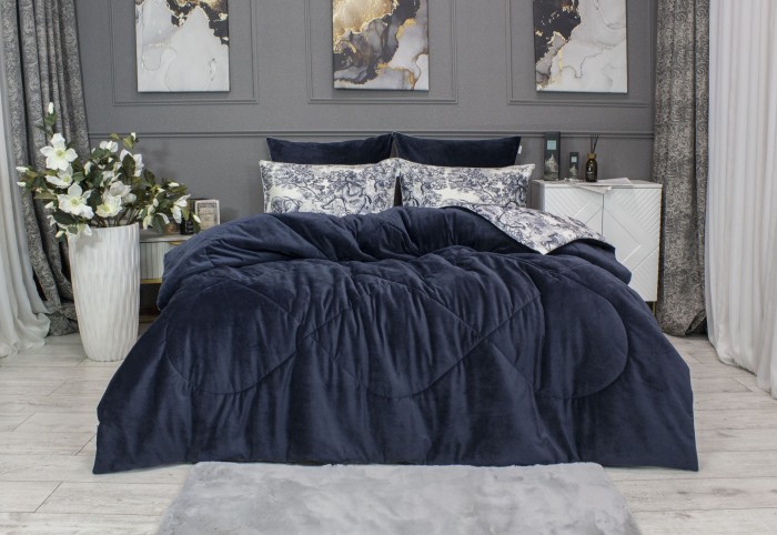 Комплекты для сна Нала (индиго жемчуг) ABC Egypt Cotton Евро