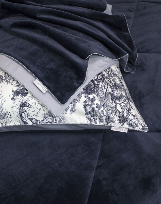 Комплекты для сна Нала (индиго жемчуг) ABC Egypt Cotton Евро