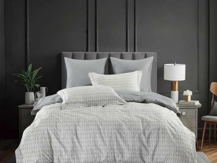 Комплект постельного белья Семейный, сатин с лазерной печатью 2358-7 