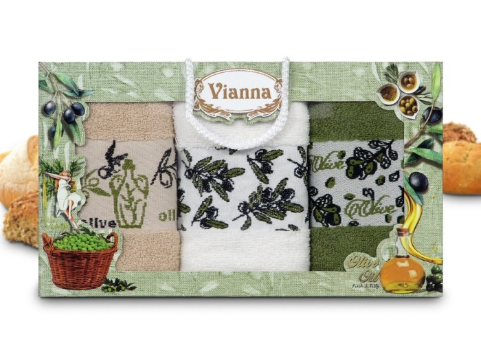 Набор кухонных полотенец Vianna (30x50 - 3 шт) 8062-04