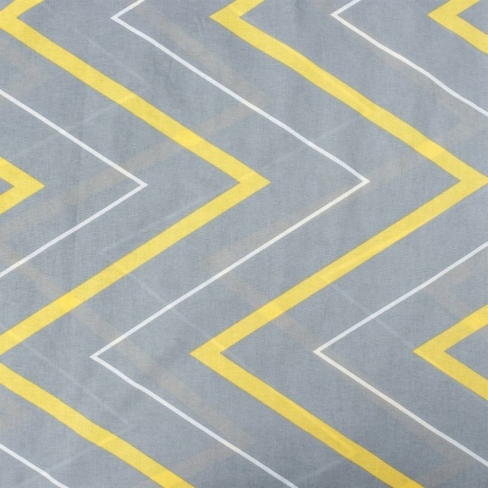 Постельное белье Этель ETP-209-4 Зигзаги желто-серые