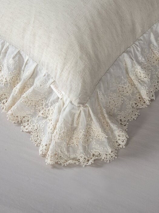 Комплекты для сна Solid Linen Satin (натуральный бежевый) Евро