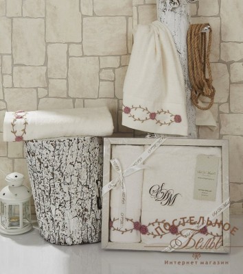 VERON (крем) 50x90-70х140 Комп. полотенец