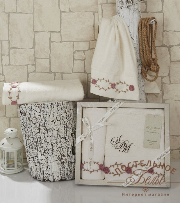 VERON (крем) 50x90-70х140 Комп. полотенец