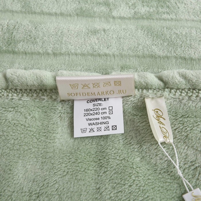 Калипсо (фисташковый) Покрывало 160х220