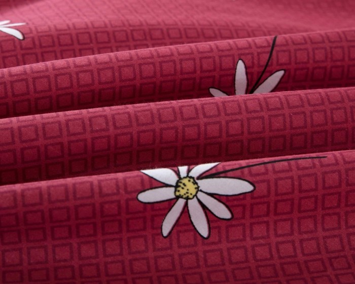 Деми (бордо) Комплект постельного белья Сатин 2х