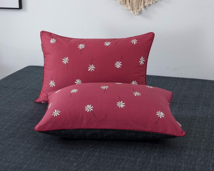 Деми (бордо) Комплект постельного белья Сатин 2х