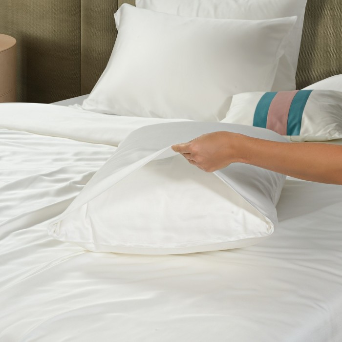 Постельное бельё Sharmes "Bamboo" 1,5 спальный (белый)