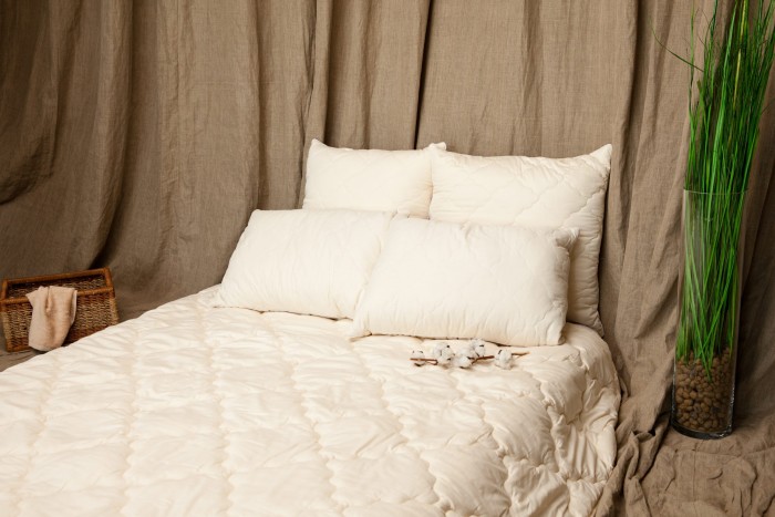 Одеяло стеганое всесезонное "Овечья шерсть" 160 х 210