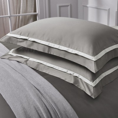 Комплект из 2-х наволочек Sharmes “Amour” 50х70см. (серая галька)