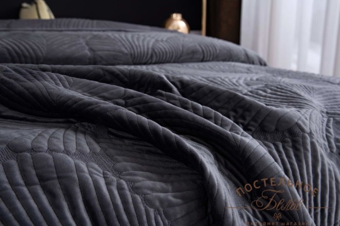 Ноэль покрывало антрацит 240х260