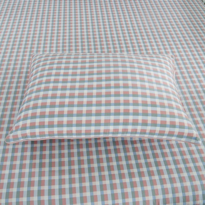 Джагер (розовый) Комплект постельного белья сатин Евро 4н