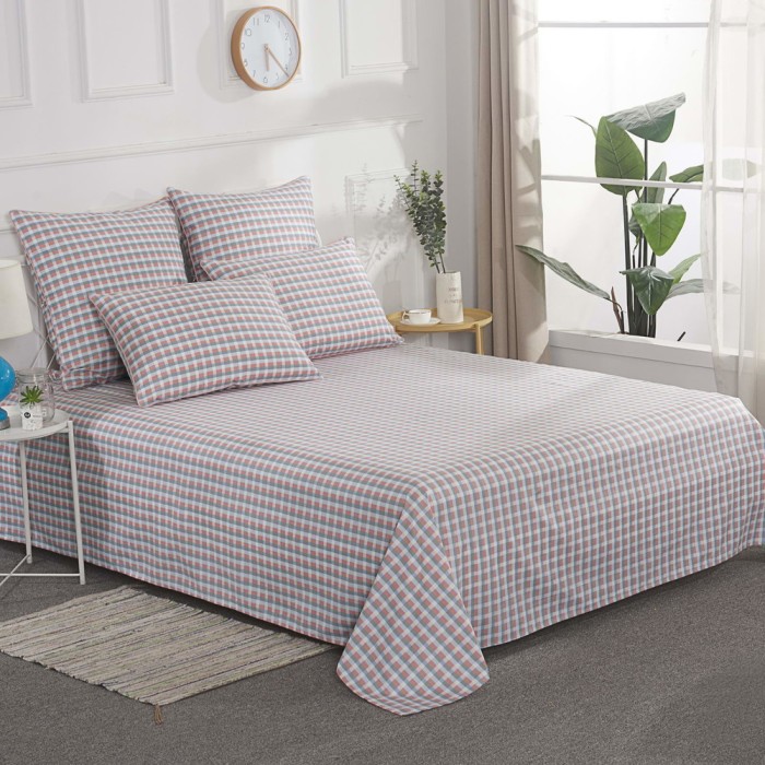 Джагер (розовый) Комплект постельного белья сатин Евро 4н