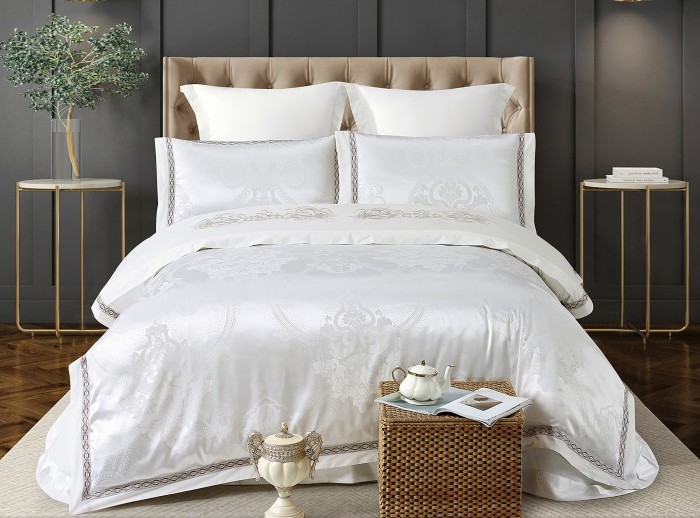 Постельное бельё Cristelle Venice Жаккард Евро 4 наволочки TJ113-64