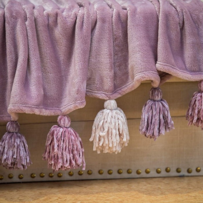 Tassel №7 (фиолет) Плед 220х230