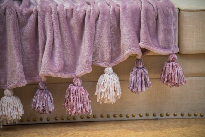 Tassel №7 (фиолет) Плед 220х230