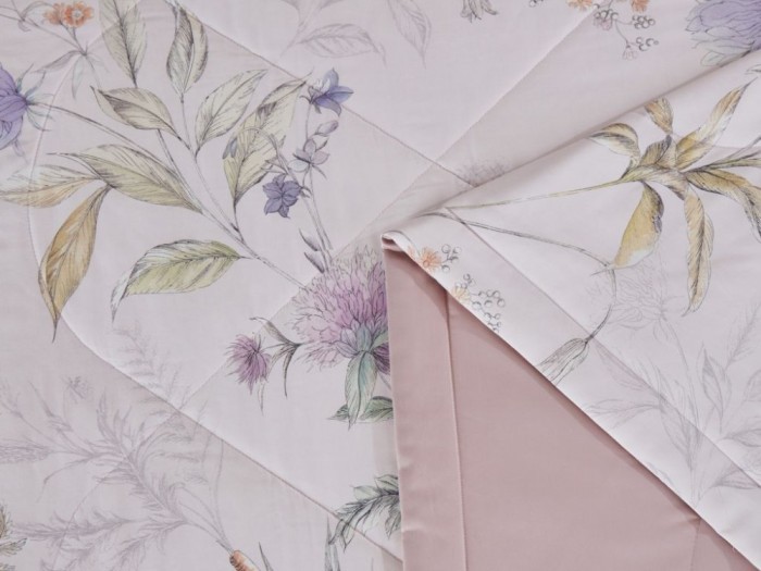 Комплект семейный с двумя летними летним одеялами из фланели-тенсел 160х220 см, 2199-2OSP