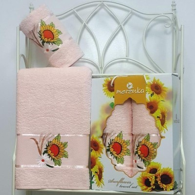 Набор полотенец Merzuka Sunflower (50x80, 70x130) 8006-08