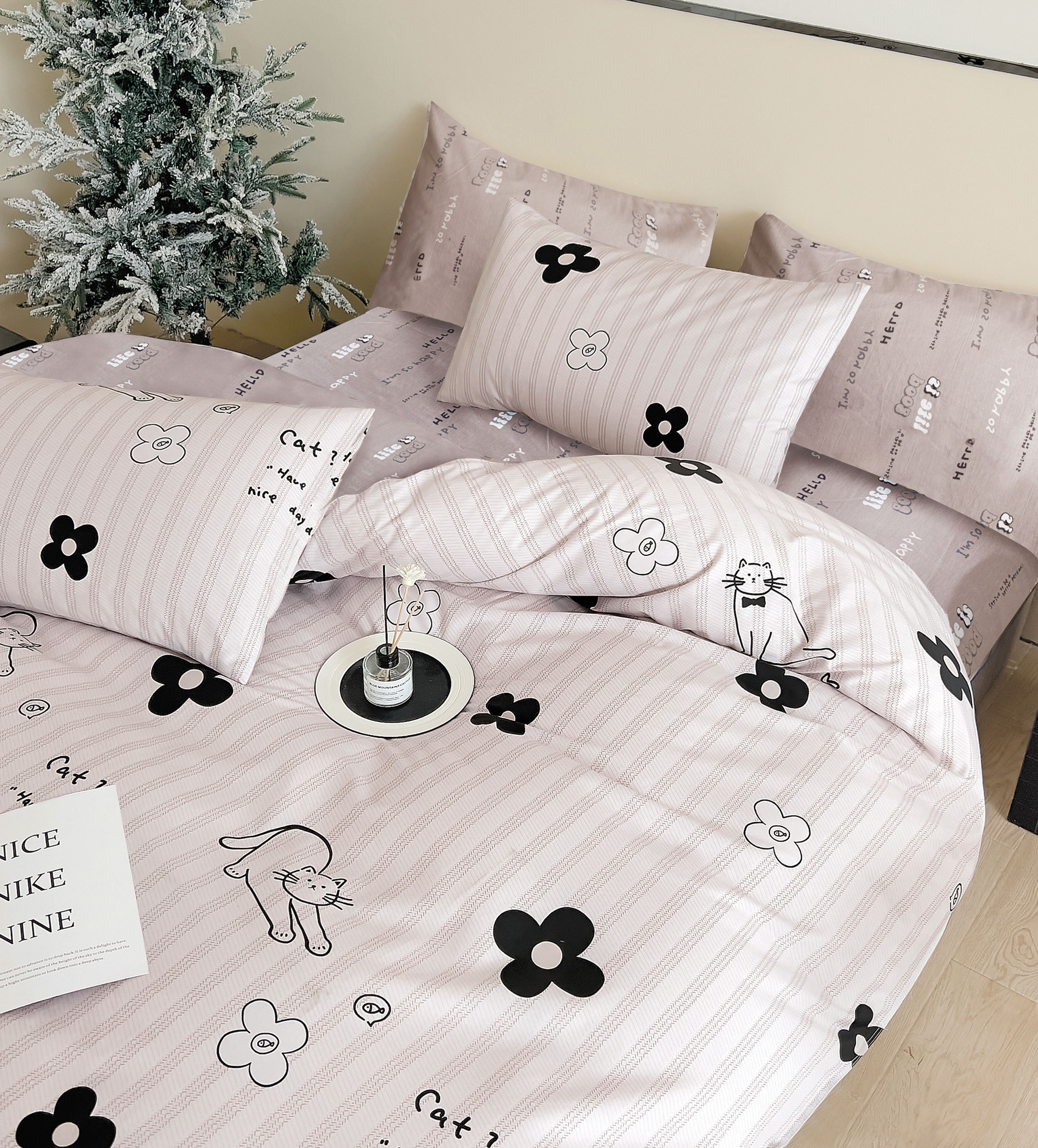 Постельное белье Twill евро 4 наволочки TPIG6-1977 КОД1038