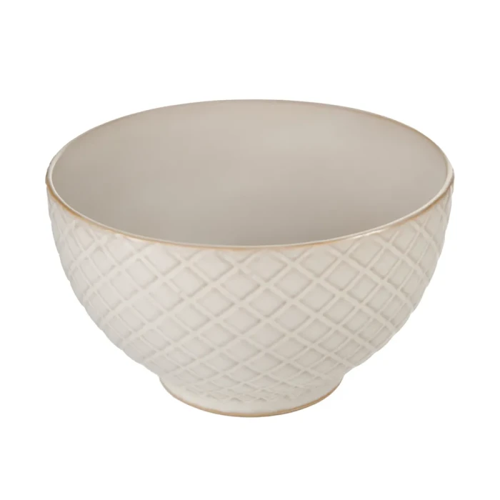 Набор салатников Arya Diamond с фактурным рисунком 4 ед Бежевый