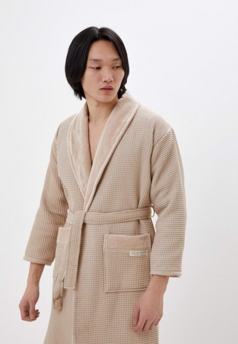 Михаэль (беж) S Халат махровый