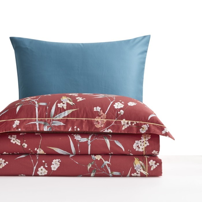 Постельное белье Arya Exclusive 2 сп. Hera Красный, голубой