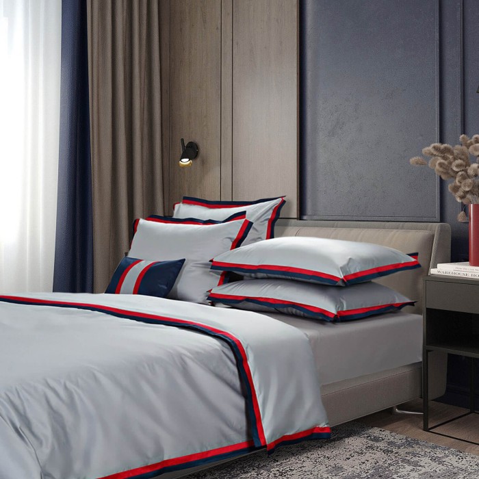 Постельное бельё Sharmes “Chance” евро макси, (серый пепел)