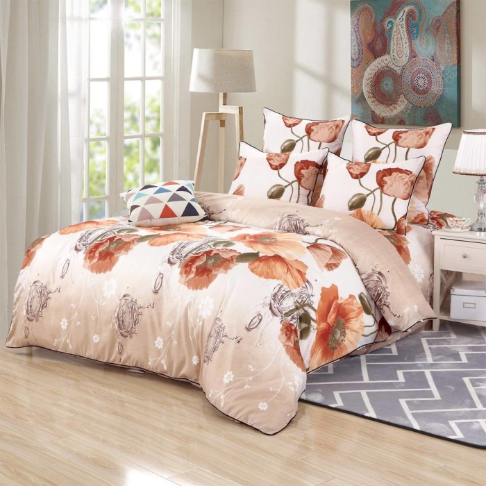 Маки (оранж) Евро 3D Модерн