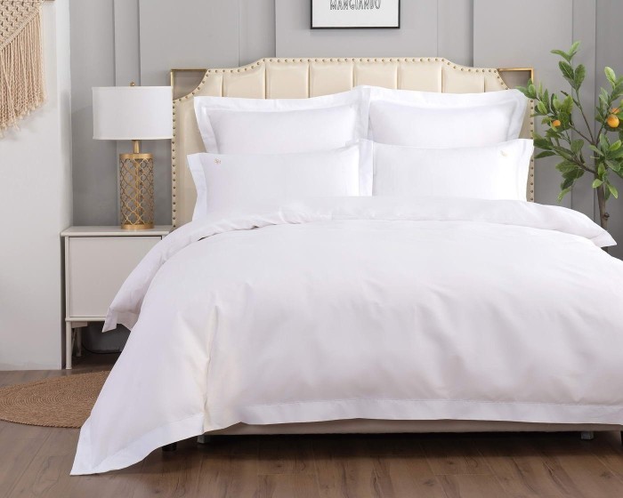 Флоренция (белая) Комплект постельного белья Евро 4н